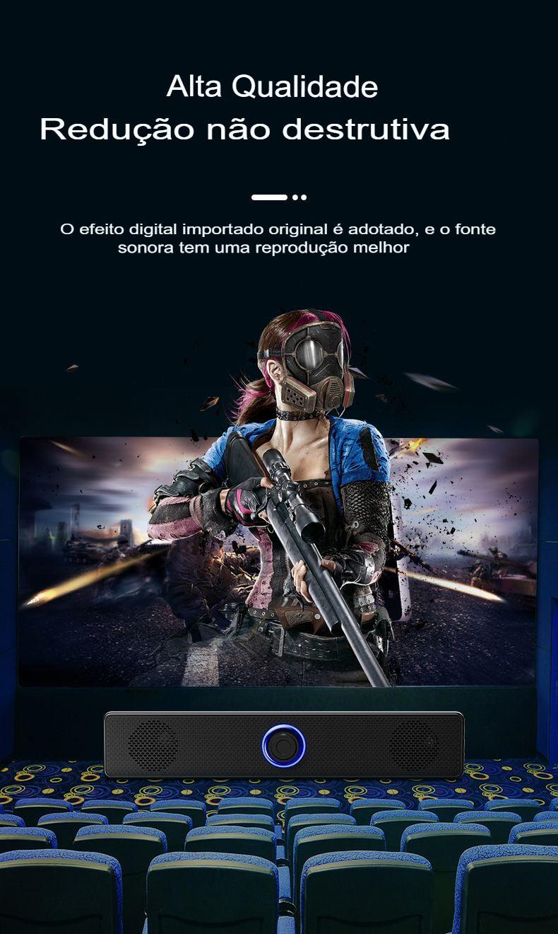 Caixa AltoFalante Bluetooth Visioon - Com Microfone