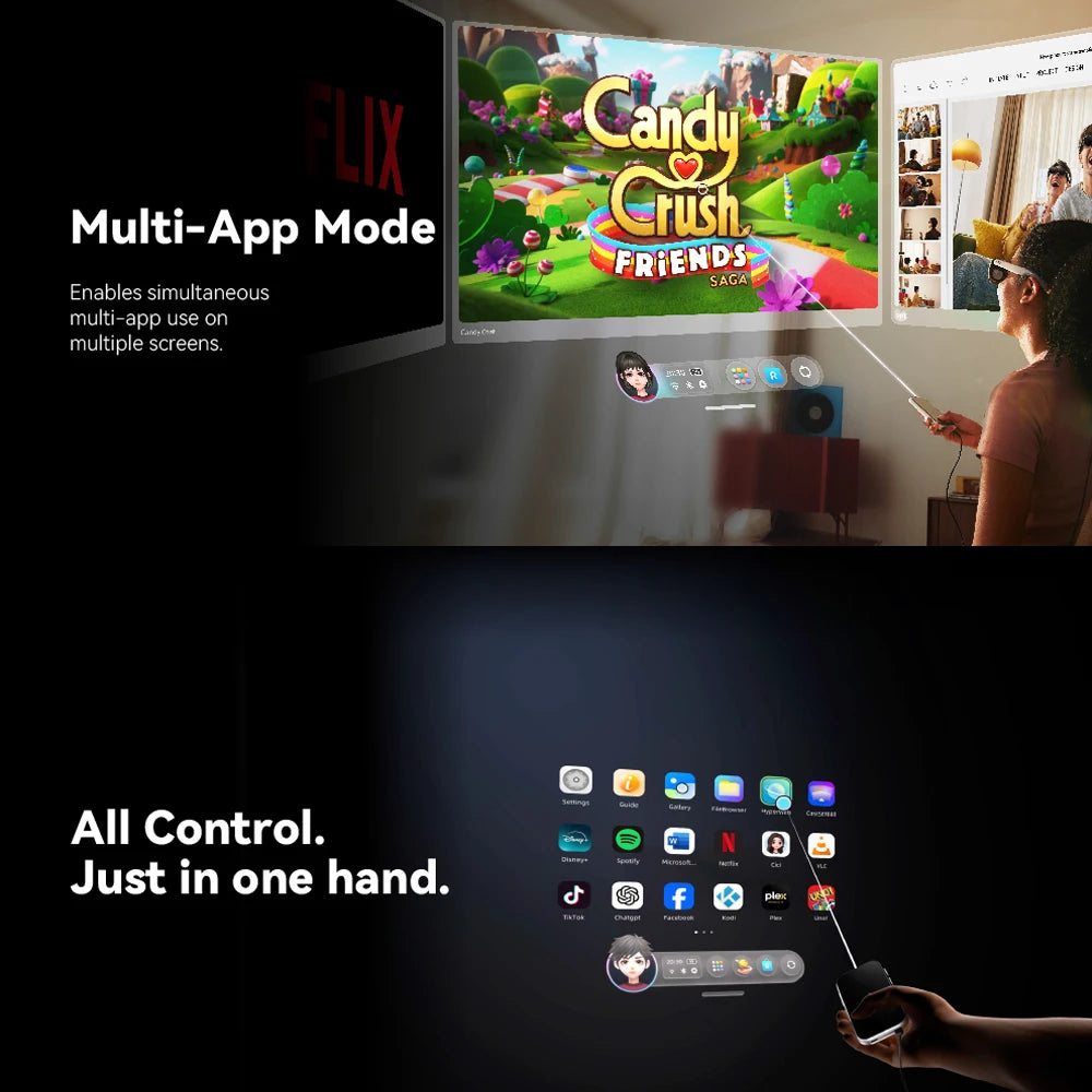 Rokid 2 AR Visioon - Óculos de realidade aumentada espacial