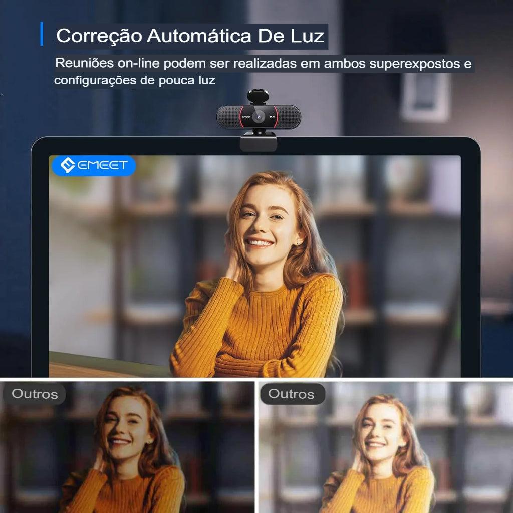 Webcam 4K Autofocus Visioon - Camera with Microphone
