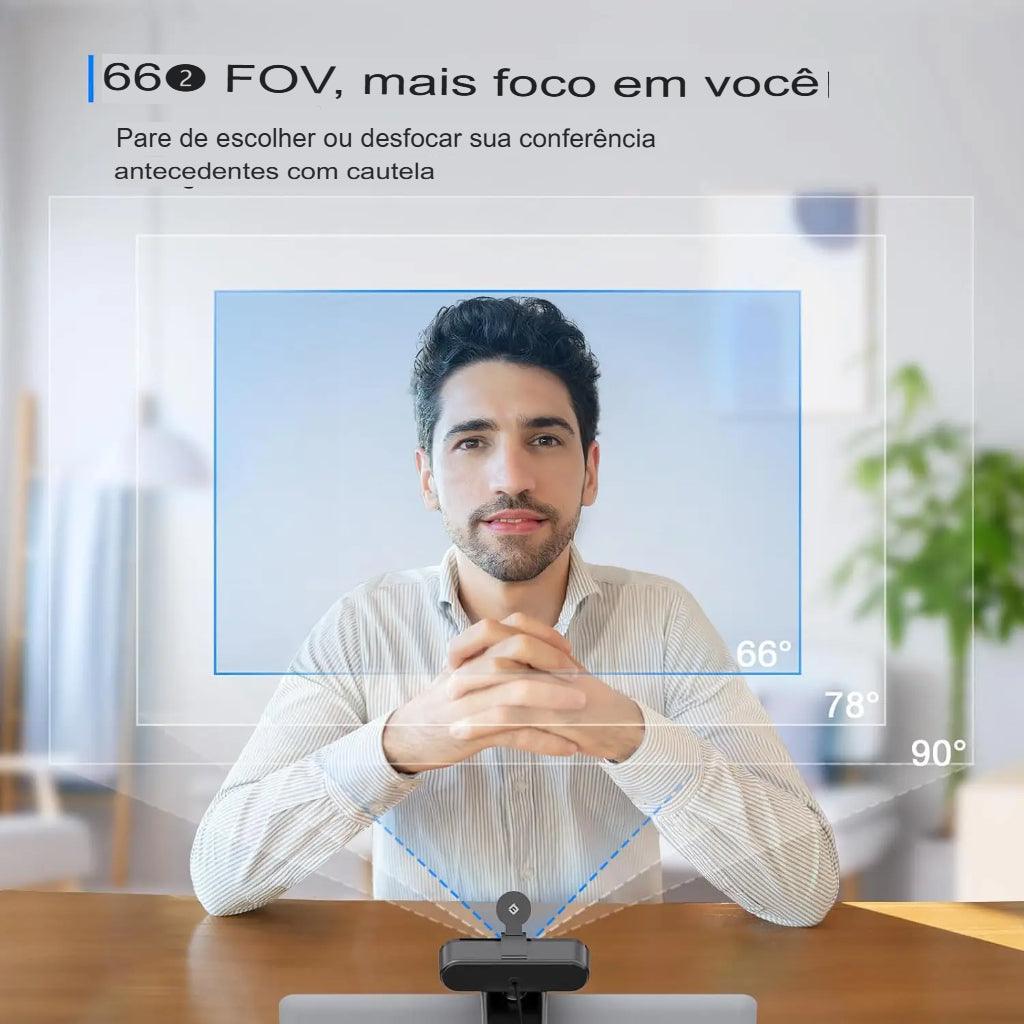 Webcam 4K Autofocus Visioon - Camera with Microphone