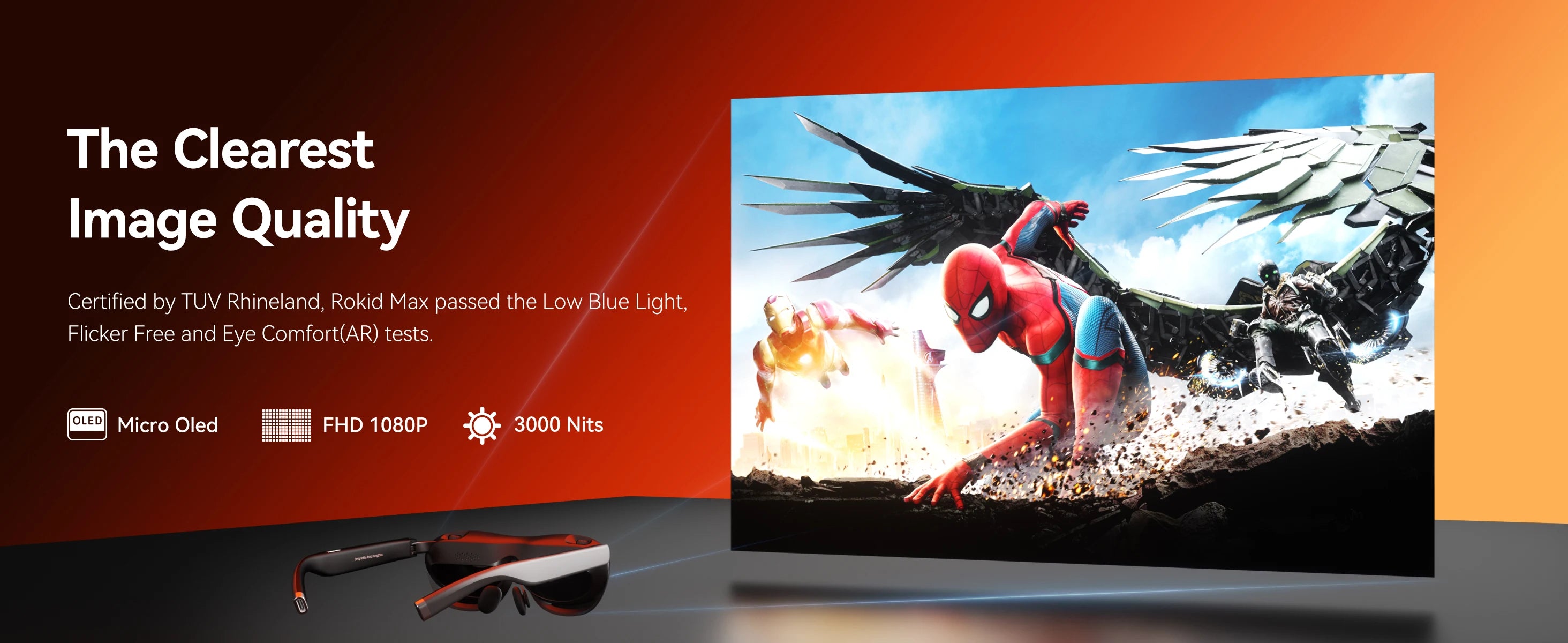 Rokid 2 AR Visioon - Óculos de realidade aumentada espacial