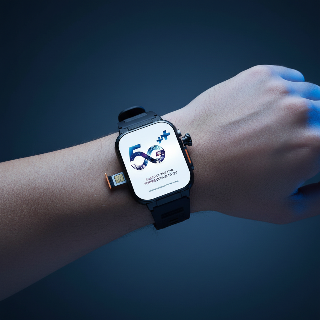 Visioon Ultra Ai3 Black Band on Wrist