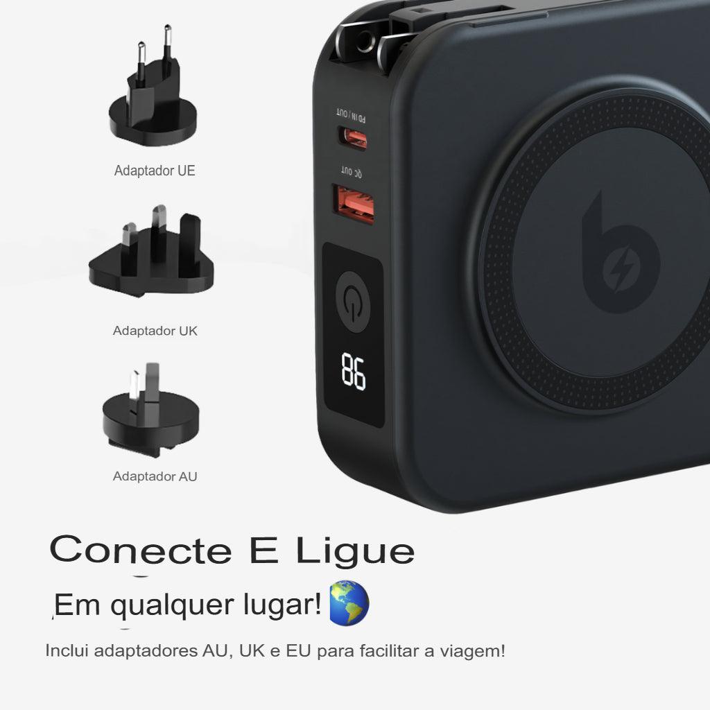 5-in-1 Charger with Wireless Charging Station - TravelCharge Practical