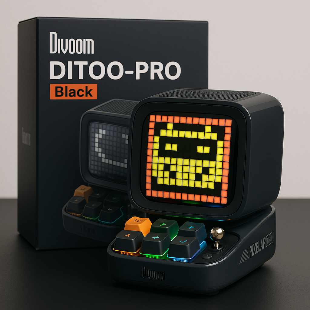 Divoom Ditoo-Pro: Bluetooth Speaker with Pixel Art LED Display