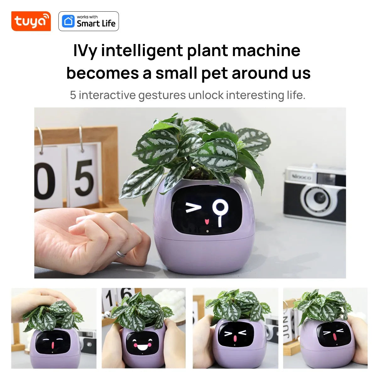 Vaso de Plantas Inteligente Tuya Ivy