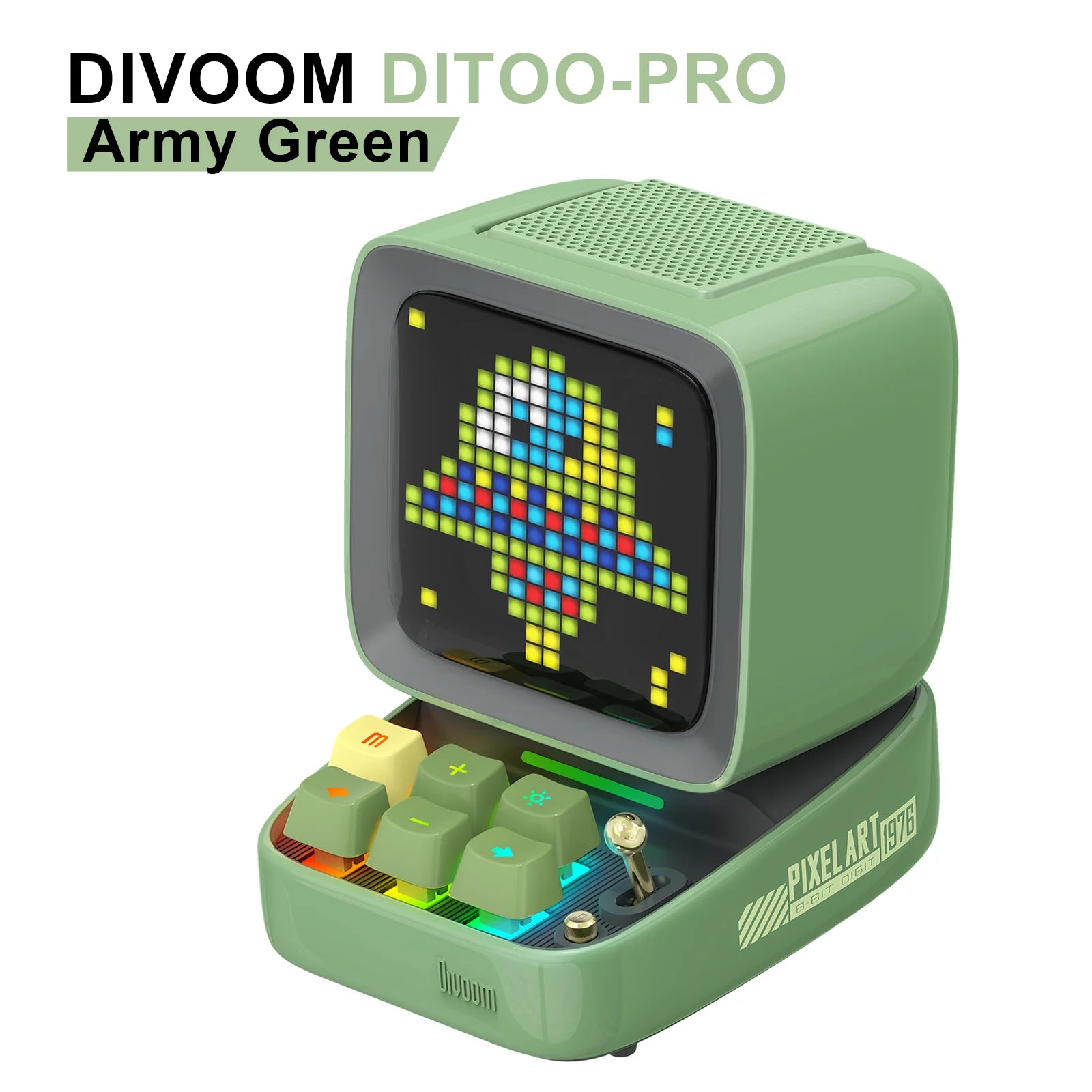 Divoom Ditoo-Pro: Bluetooth Speaker with Pixel Art LED Display