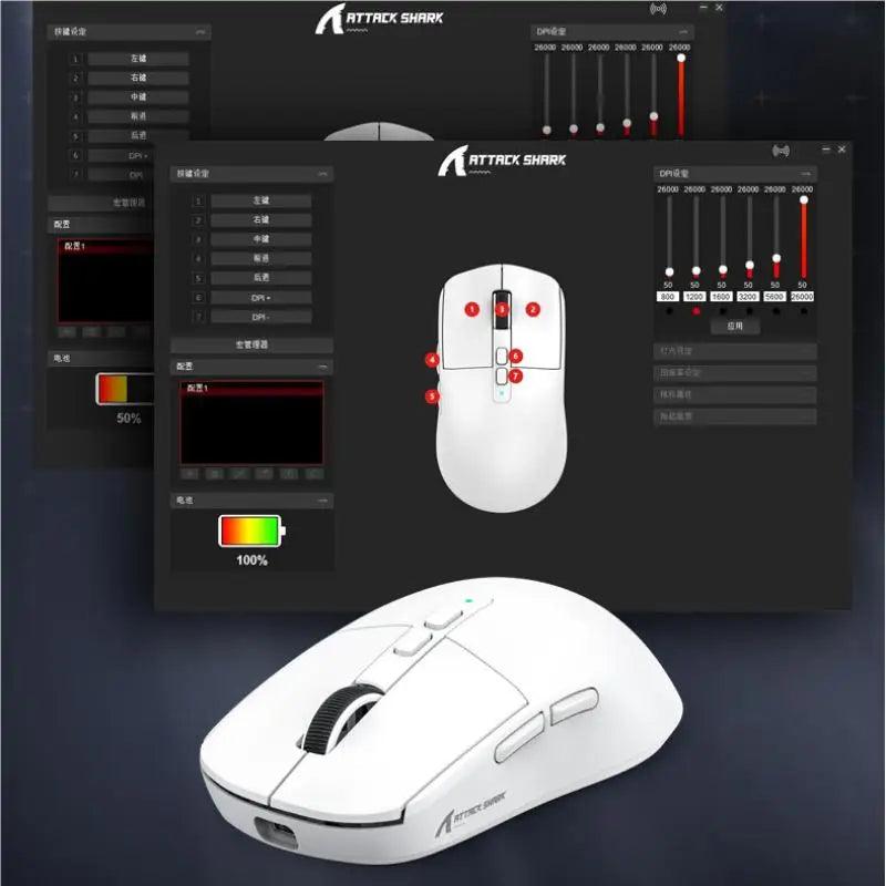 Mouse Attack Shark X6 Prático® [OFERTA EXCLUSIVA]