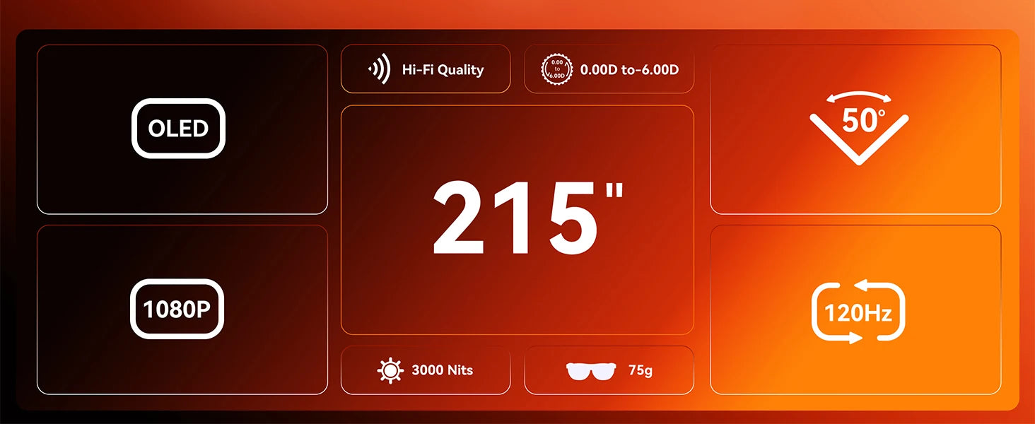 Rokid 2 AR Visioon - Óculos de realidade aumentada espacial