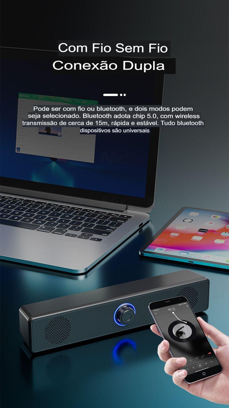 Caixa AltoFalante Bluetooth Visioon - Com Microfone