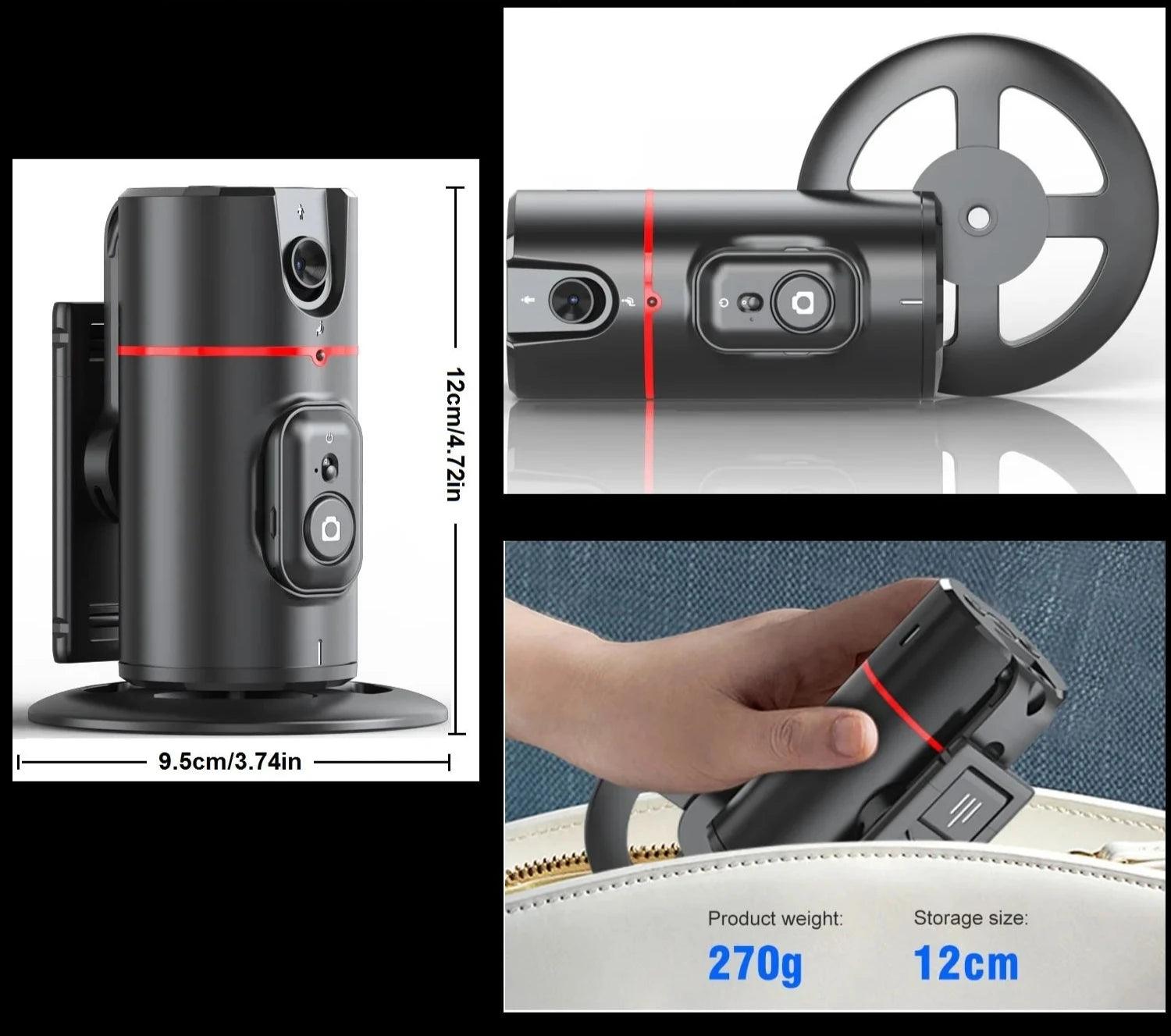 Câmera com rastreamento inteligente 360 - AutoFocoPrático