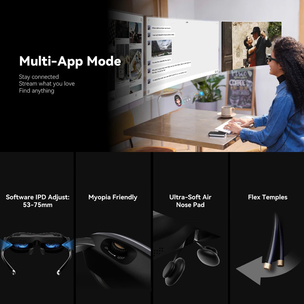 Rokid 2 AR Visioon - Óculos de realidade aumentada espacial