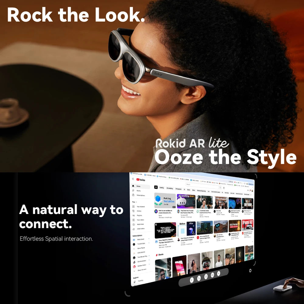 Rokid 2 AR Visioon - Óculos de realidade aumentada espacial