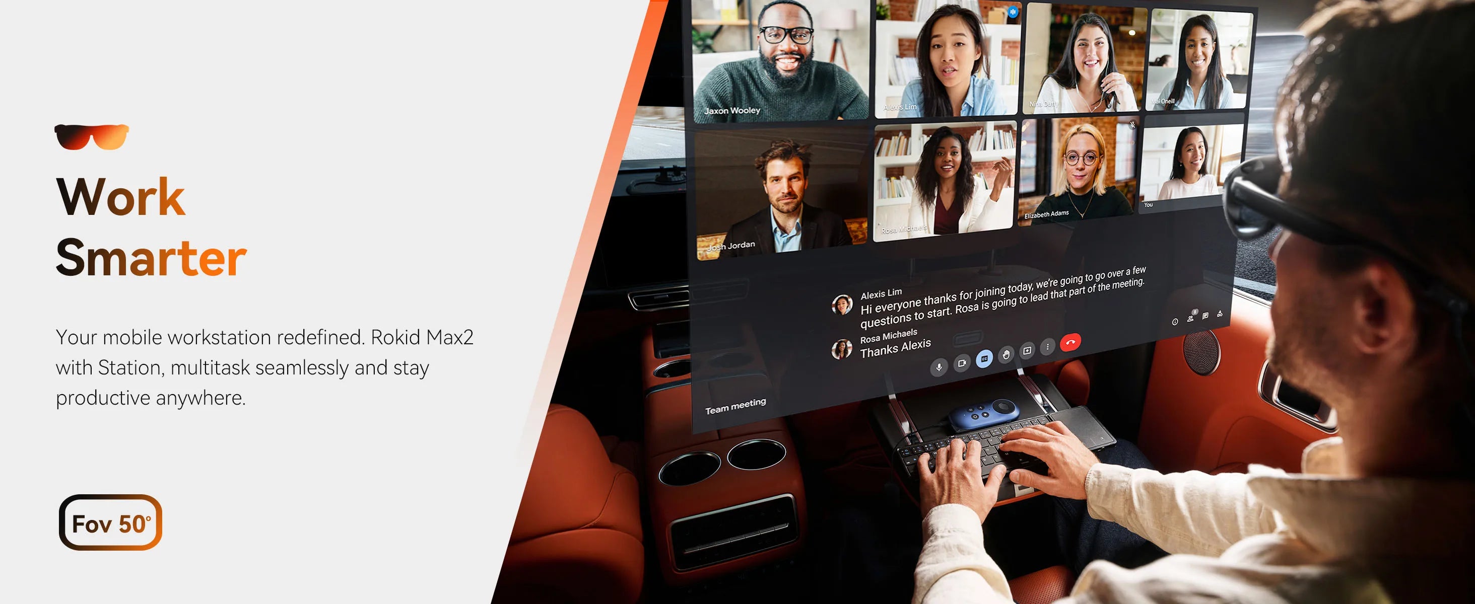 Rokid 2 AR Visioon - Óculos de realidade aumentada espacial