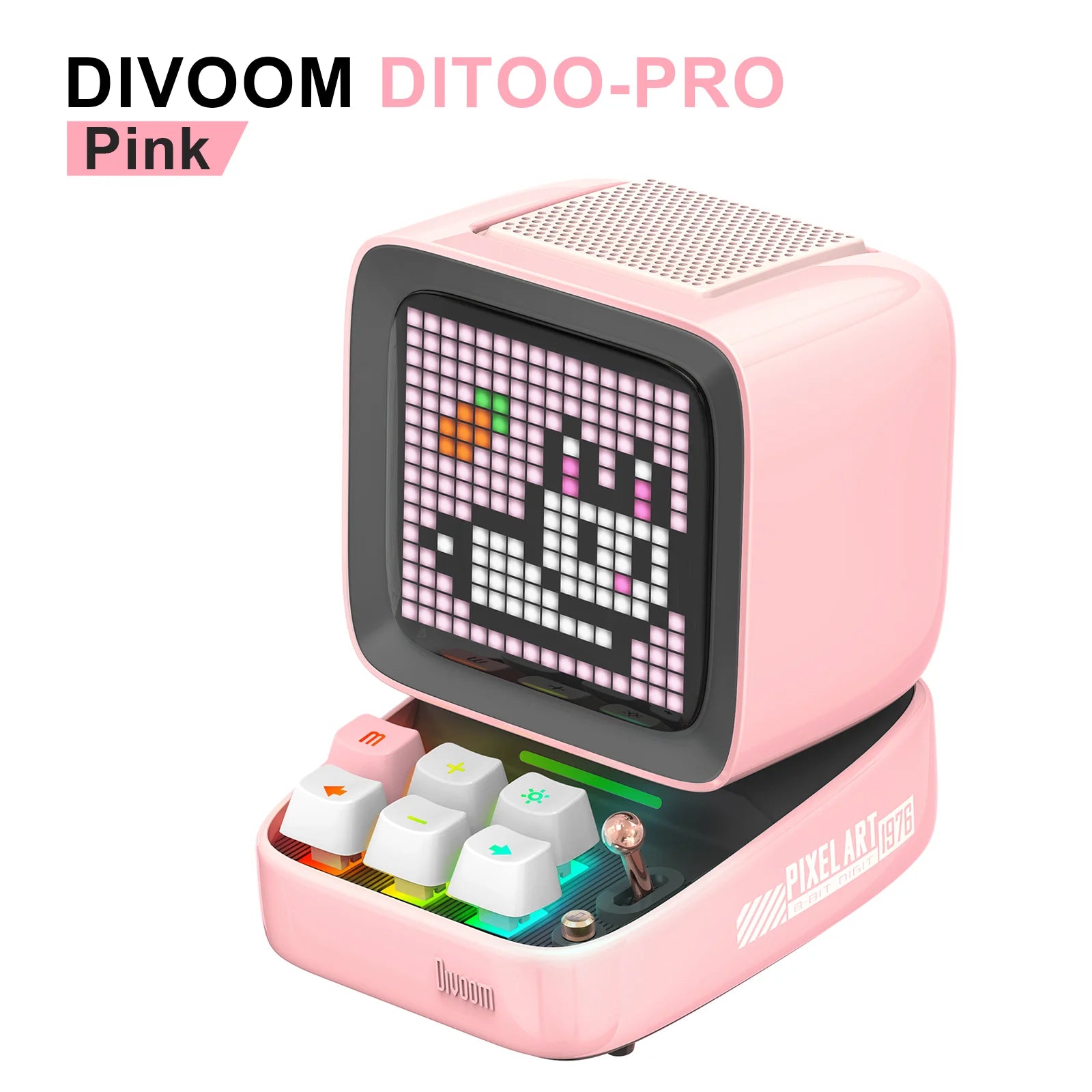 Divoom Ditoo-Pro: Bluetooth Speaker with Pixel Art LED Display